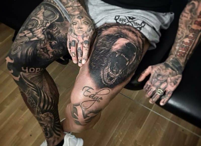 20 mejores tatuajes en la pierna para hombres 2021 - Moda Hombre