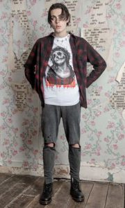Outfits punk Grunge hombre