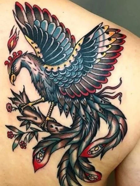 Tatuaje chino del fenix