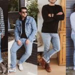 conjuntos perfectos con jeans celestes para hombres