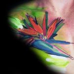 Tatuajes abstractos de clavícula para hombre